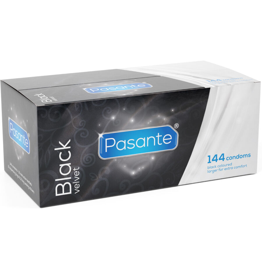 BLACK VELVET PRESERVATIVOS CAJA 144 UNIDADES