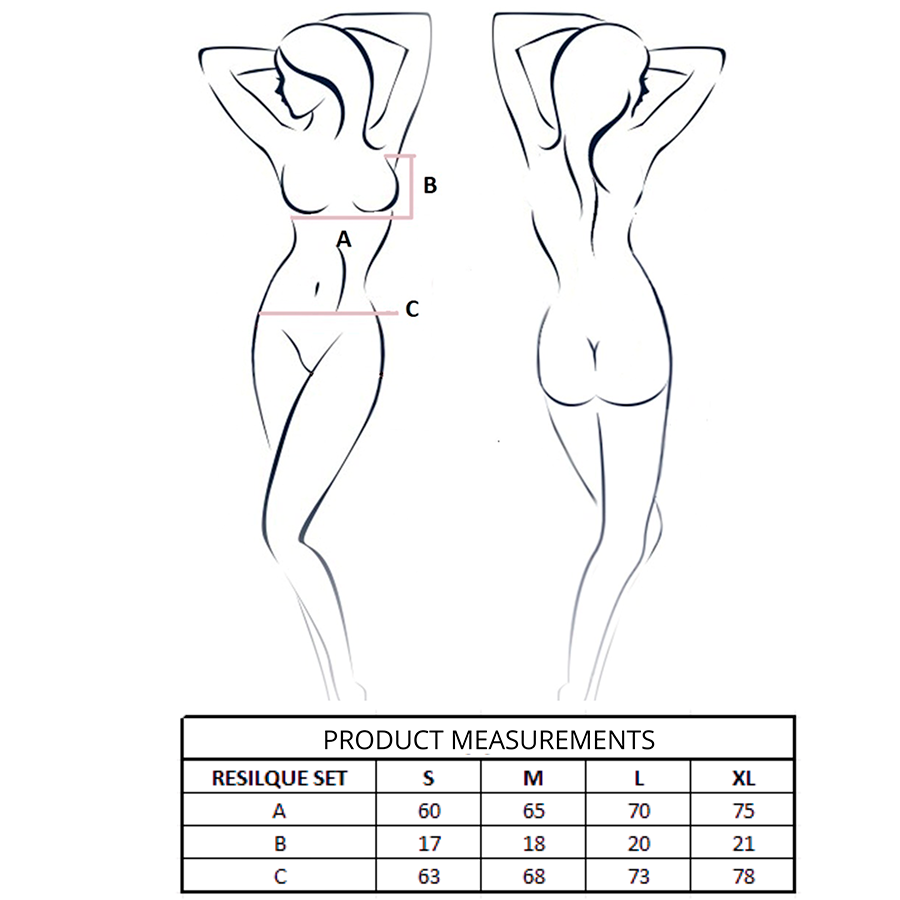 PASSION - RESILQUE SET SUJETADOR + TANGA ROJO L/XL - Imagen 4