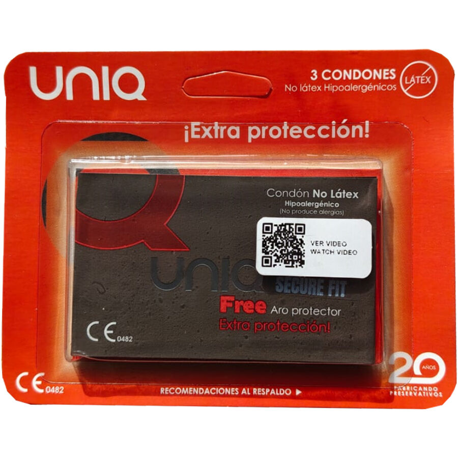 SECURE FIT PRESERVATIVOS SIN LÁTEX 3 UNIDADES