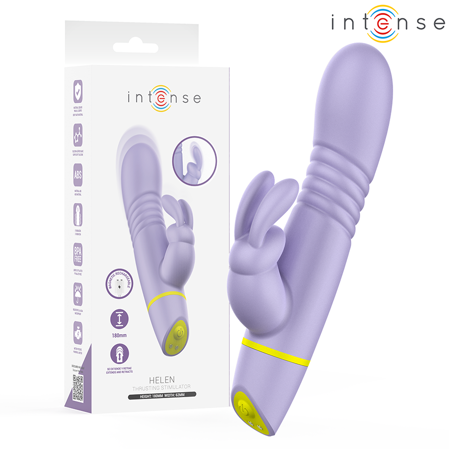 INTENSE - HELEN ESTIMULADOR RABBIT  VIBRADOR THRUSTING