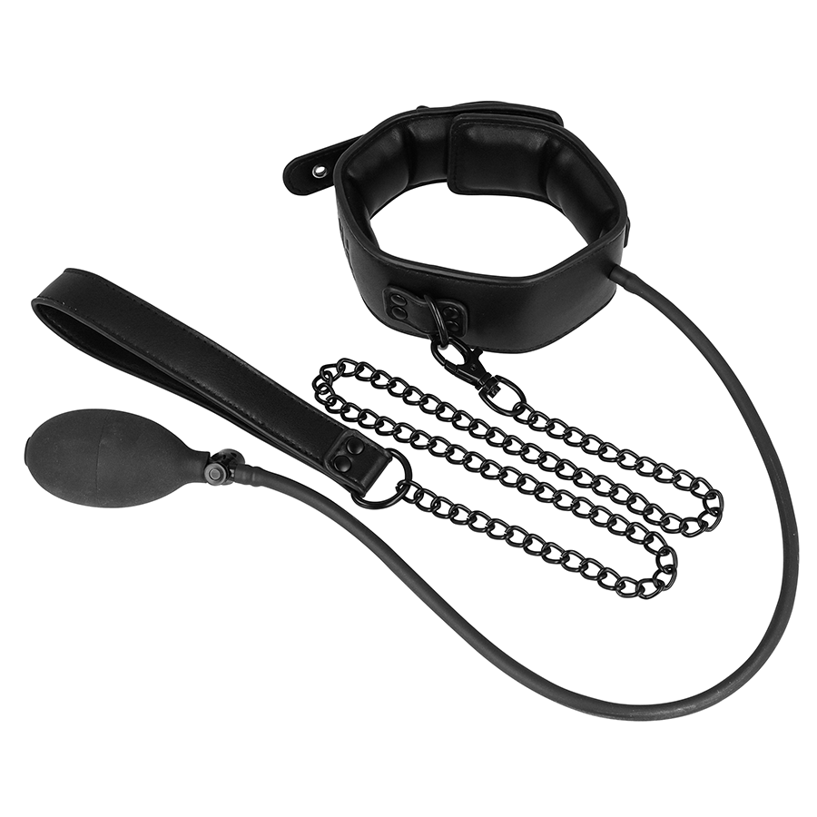 FETISH SUBMISSIVE BONDAGE - COLLAR BONDAGE INFLABLE CON TIRADOR - Imagen 5