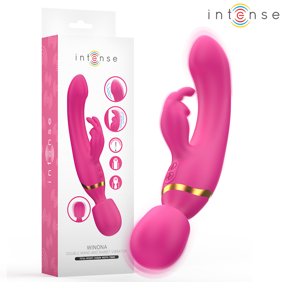 WINONA DOBLE VIBRADOR RABBIT  WAND