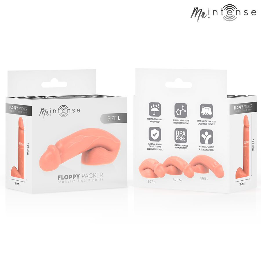 MR INTENSE - FLOPPY PACKER PENE REALÍSTICO CON TESTÍCULOS FLÁCIDO TALLA L - Imagen 5