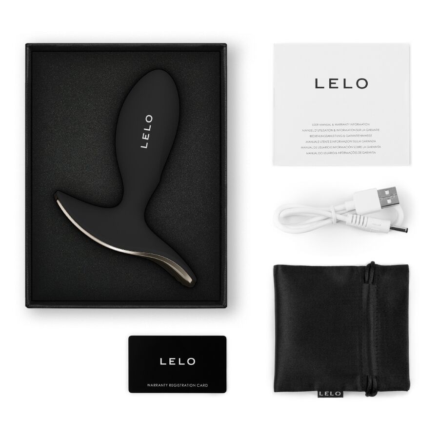 LELO - SURFER 2 PLUG ANAL VIBRADOR UNISEX NEGRO - Imagen 4