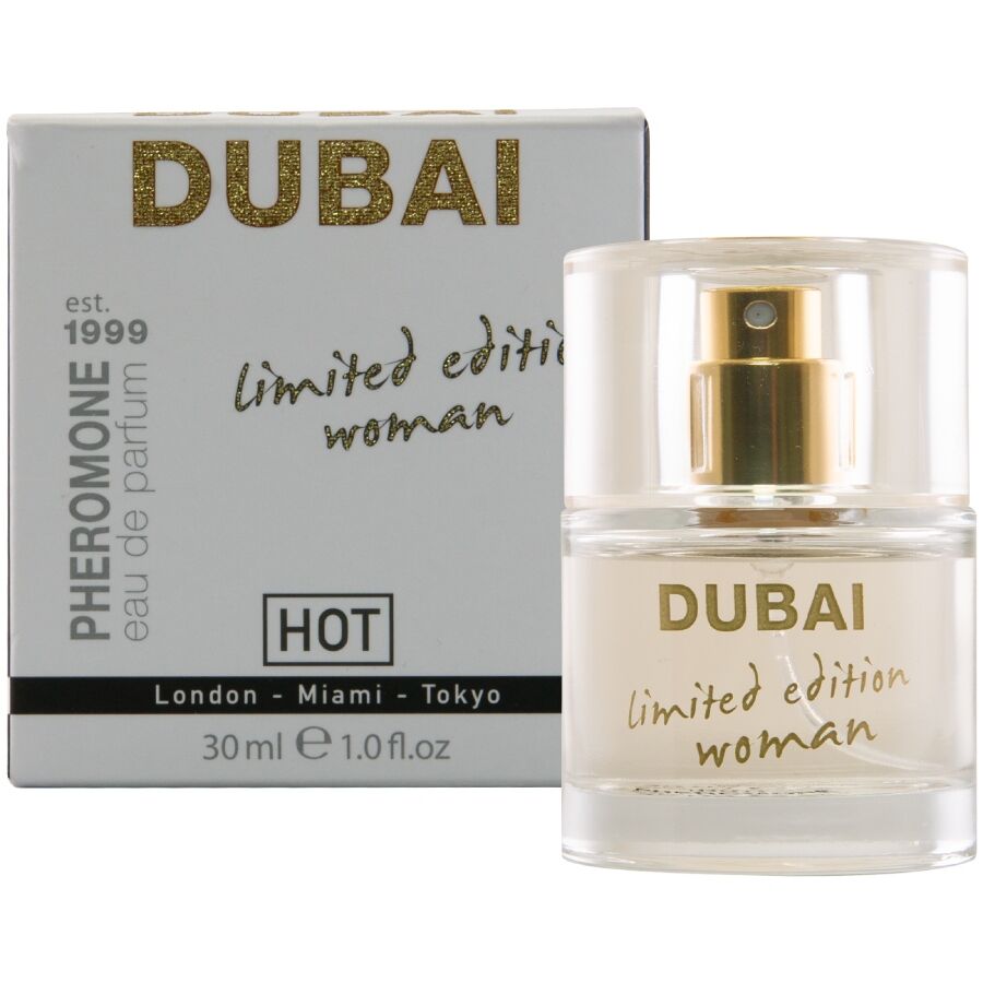 PERFUME CON FEROMONAS DUBAI EDICIÓN LIMITADA MUJER 30 ML