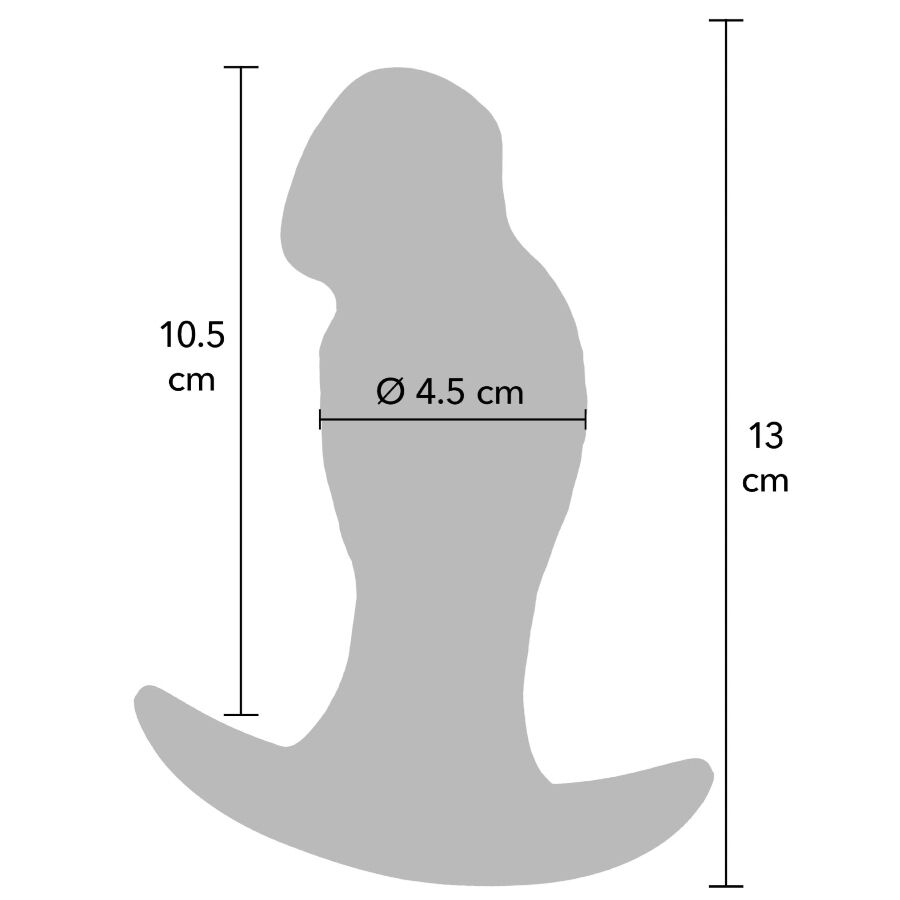 HIDDEN DESIRE - INFERNO PLUG ANAL REALÍSTICO 13 CM - Imagen 5