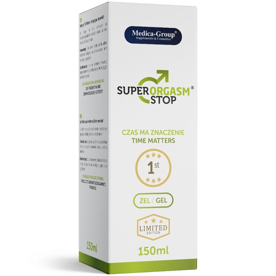 MEDICA GROUP - SÚPER ORGASM STOP GEL ÍNTIMO PARA HOMBRE 150 ML - Imagen 3