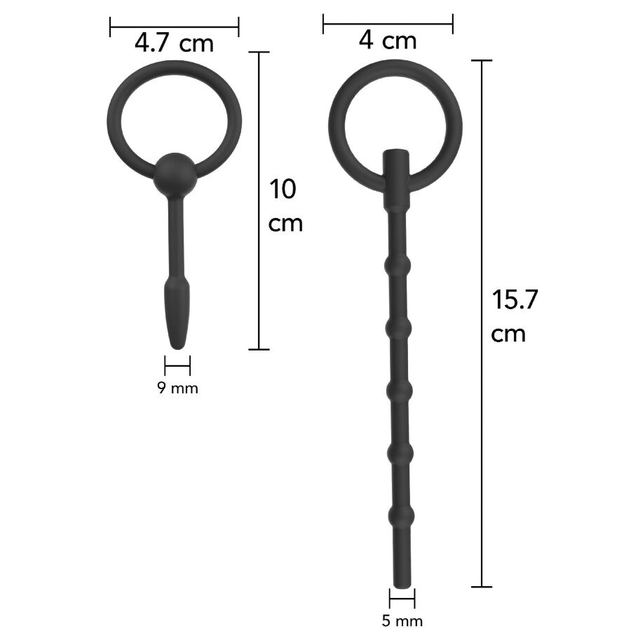 HIDDEN DESIRE - EXTREME ADVANCED SET DE PLUG URETRALES 2 UDS - Imagen 4