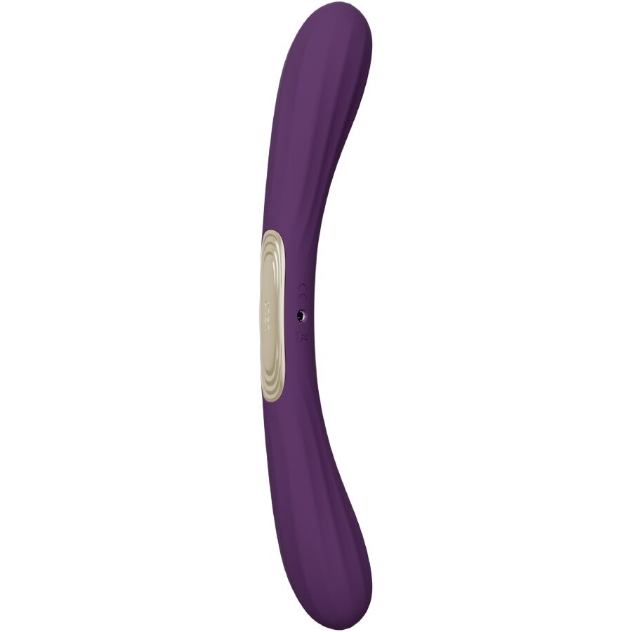 BOOMERANG VIBRADOR DE DOBLE EXTREMO MORADO