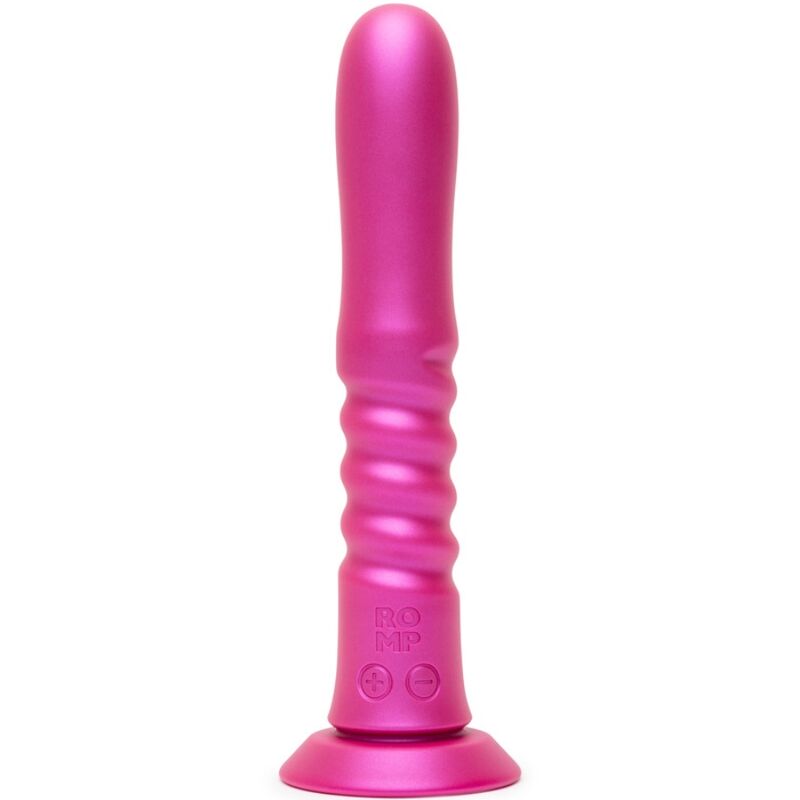 JIGGLE VIBRADOR UP AND DOWN CON VENTOSA ROSA