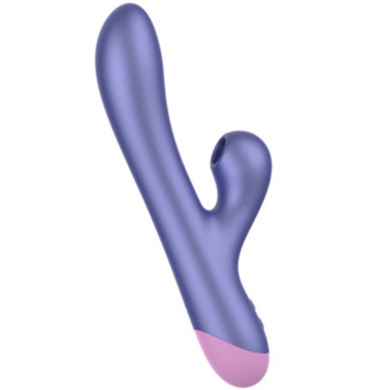 PULSE VIBRADOR RABBIT DUAL PUNTO G AZUL ELÉCTRICO