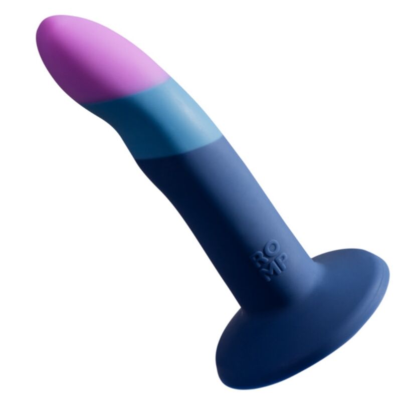 PICCOLO DILDO SILICONA CON VENTOSA TRICOLOR 14 CM