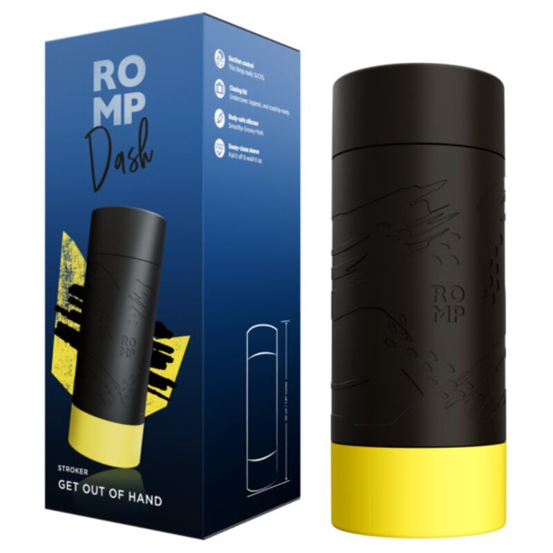 DASH MASTURBADOR MASCULINO CON CONTROL DE SUCCIÓN 20 CM