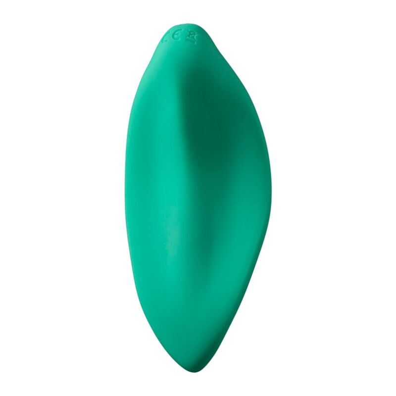 WAVE VIBRADOR ESTIMULADOR DE CLÍTORIS FORMA ERGONÓMICA VERDE AGUA - Imagen 3