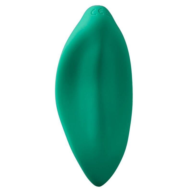 WAVE VIBRADOR ESTIMULADOR DE CLÍTORIS FORMA ERGONÓMICA VERDE AGUA - Imagen 4