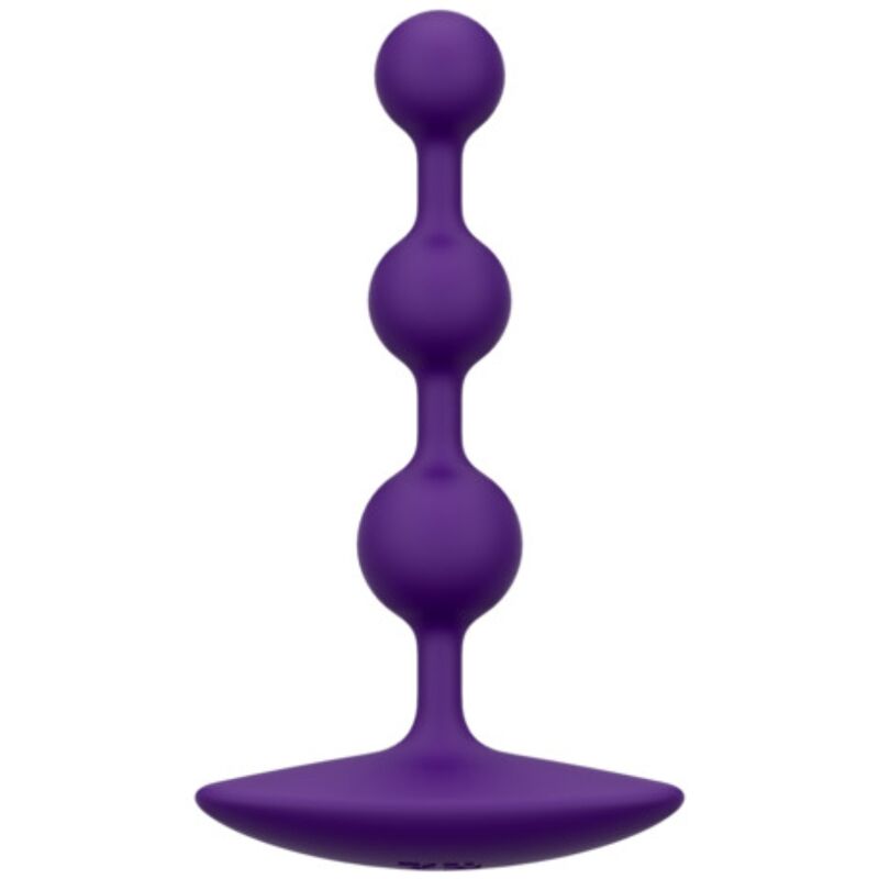 AMP PURPLE BOLAS ANALES FLEXIBLES DE SILICONA 12,5 CM