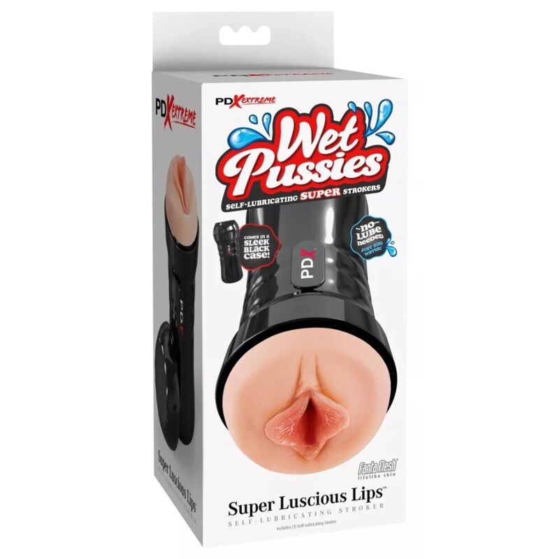 MASTURBADOR REALISTA AUTOLUBRICADO LABIOS SUPER DELICIOSOS - Imagen 5