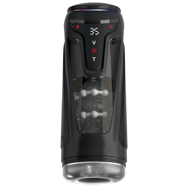 MASTURBADOR AUTOMÁTICO MOTO-BATOR PRO THRUSTING STROKER VIBRADOR Y CALOR 26.5 CM