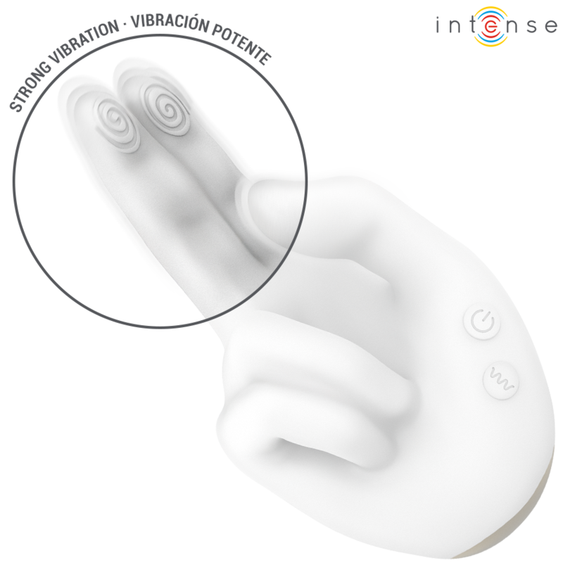 INTENSE - JIMMY ESTIMULADOR MULTIFUNCIÓN CON FORMA DE MANO, VIBRACIÓN Y CALOR - Imagen 5