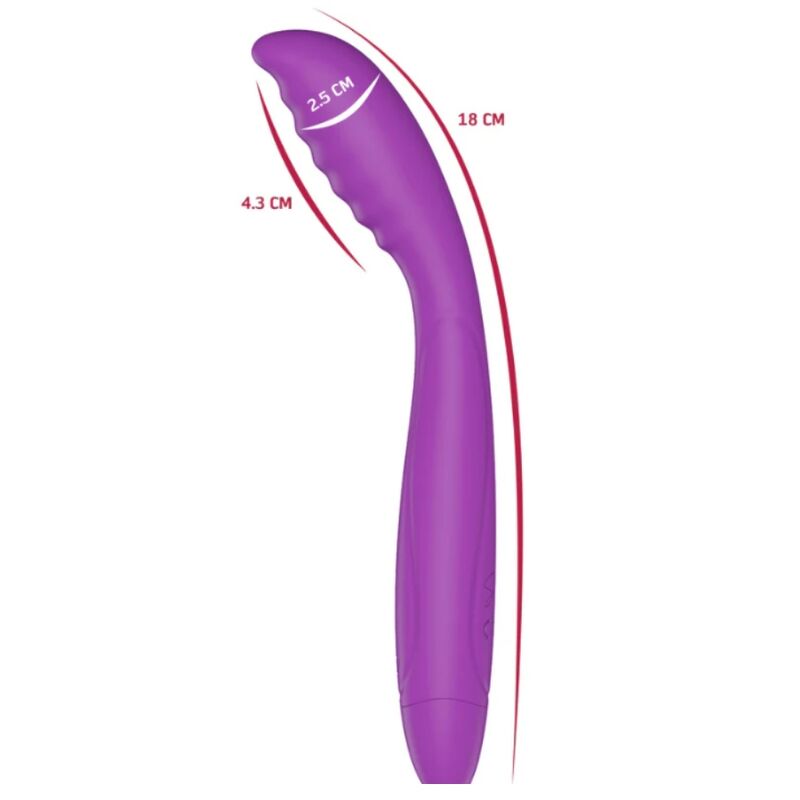 VIBRADOR TAPPING PUNTO G MORADO - Imagen 4