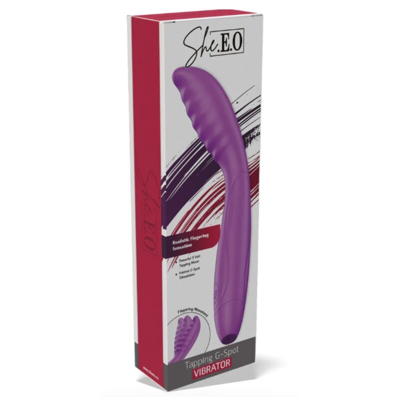VIBRADOR TAPPING PUNTO G MORADO - Imagen 5
