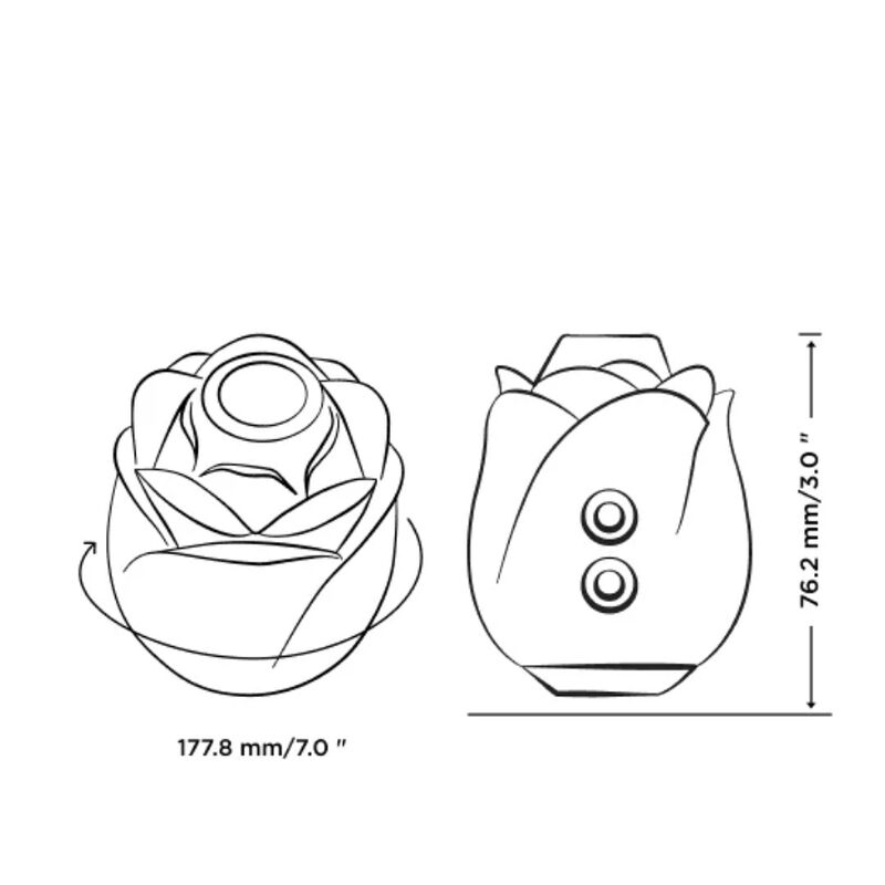 ROSE 2.0 SUCCIONADOR DE CLÍTORIS FORMA ROSA EDICIÓN LIMITADA - Imagen 5