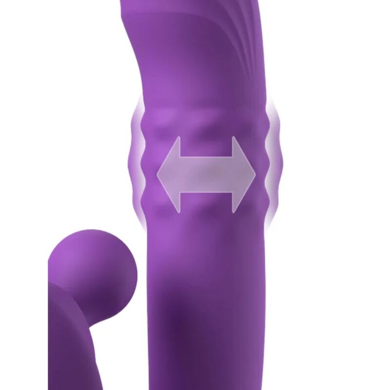 HARMONI PRO PURPLE VIBRADOR RABBIT PARA PUNTO G Y CLÍTORIS - Imagen 4