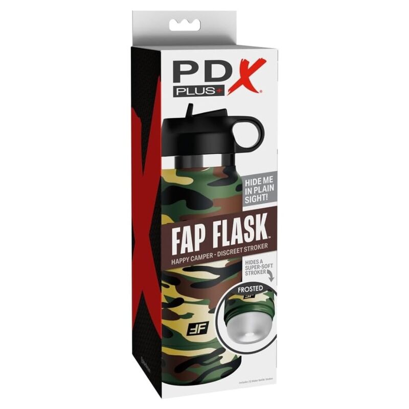 MASTURBADOR DISCRETO FAP FLASK HAPPY CAMPER CAMUFLAJE - Imagen 5