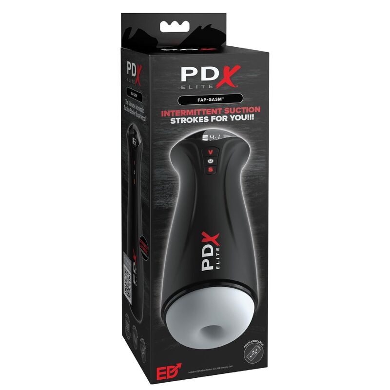 MASTURBADOR MASCULINO FAP-GASM CLEAR CON SUCCIÓN INTERMITENTE - Imagen 5