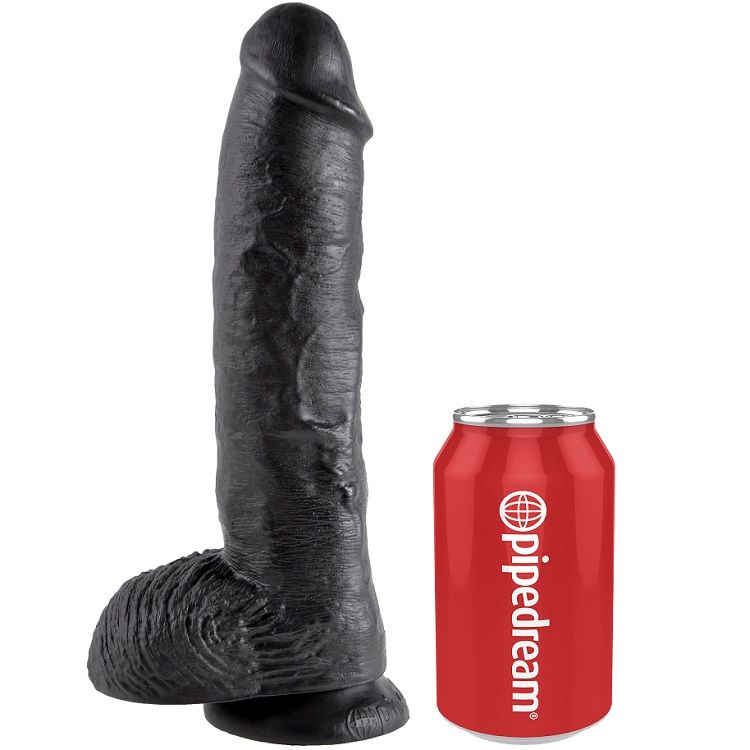 10 PENE REALISTICO NEGRO 26.5 CM - Imagen 3