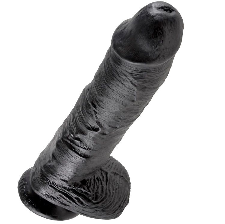 10 PENE REALISTICO NEGRO 26.5 CM - Imagen 4