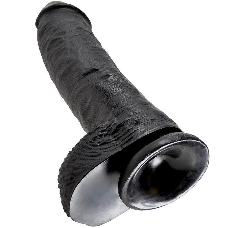10 PENE REALISTICO NEGRO 26.5 CM - Imagen 5