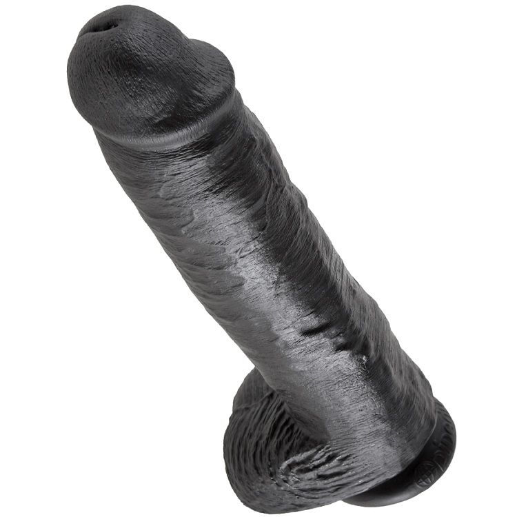11 PENE REALISTICO NEGRO 28 CM