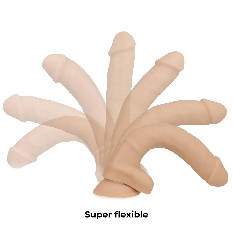 COCK MILLER - DILDO REALÍSTICO SILICONA DENSITY ARTICULABLE NATURAL 18 CM - Imagen 3